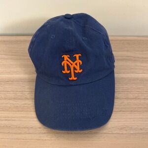 BDA New York Mets Hat Mens OSFM Blue Nathans Famous Embroidery Dad Cap